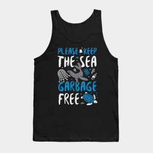 Please Keep the Sea Garbage Free - Marine Animals Tank Top